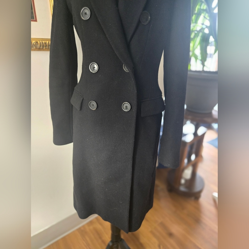 Zara Monteco Long Wool Jacket - Picture 4 of 9